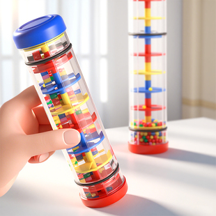 沙锤小月龄消耗体力玩具婴儿0-1岁6抓握手摇铃医院抬头学爬引导宝