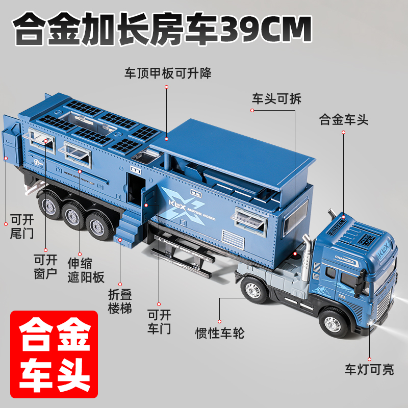 【合金货柜房车】超大尺寸