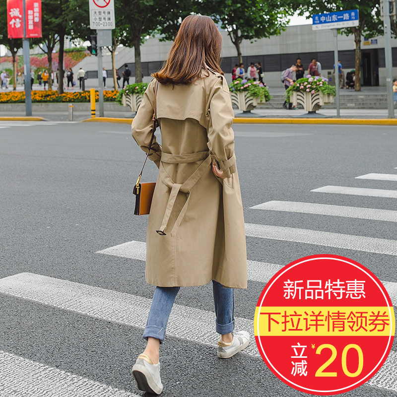 lulu·çÒÂÅ®Öг¤¿îº«°æ2018пÆäÉ«¿íËÉÐÝÏаٴîchic´ºÇï×°ÍâÌ×