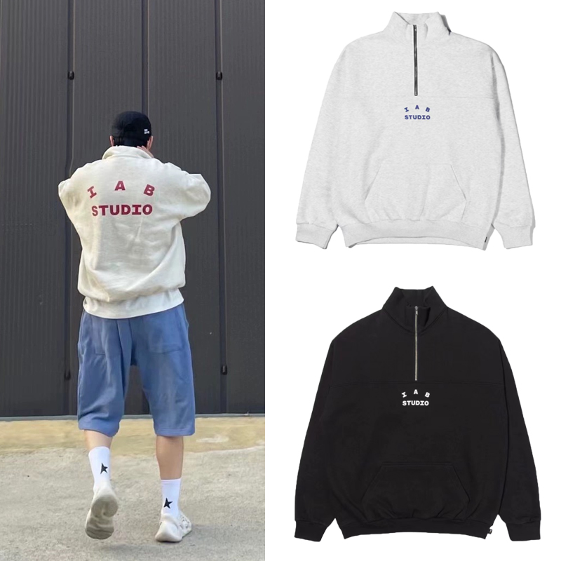 半拉链1号店潮牌套头套头卫衣