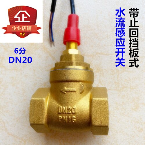 挡板式dn20分内水流开关传感器