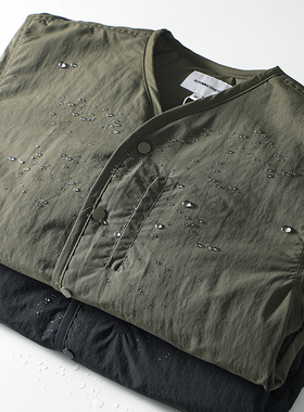 葫芦型科技衍棉！轻盈保暖！秋冬男士复古vitage宽松无领棉衣棉服