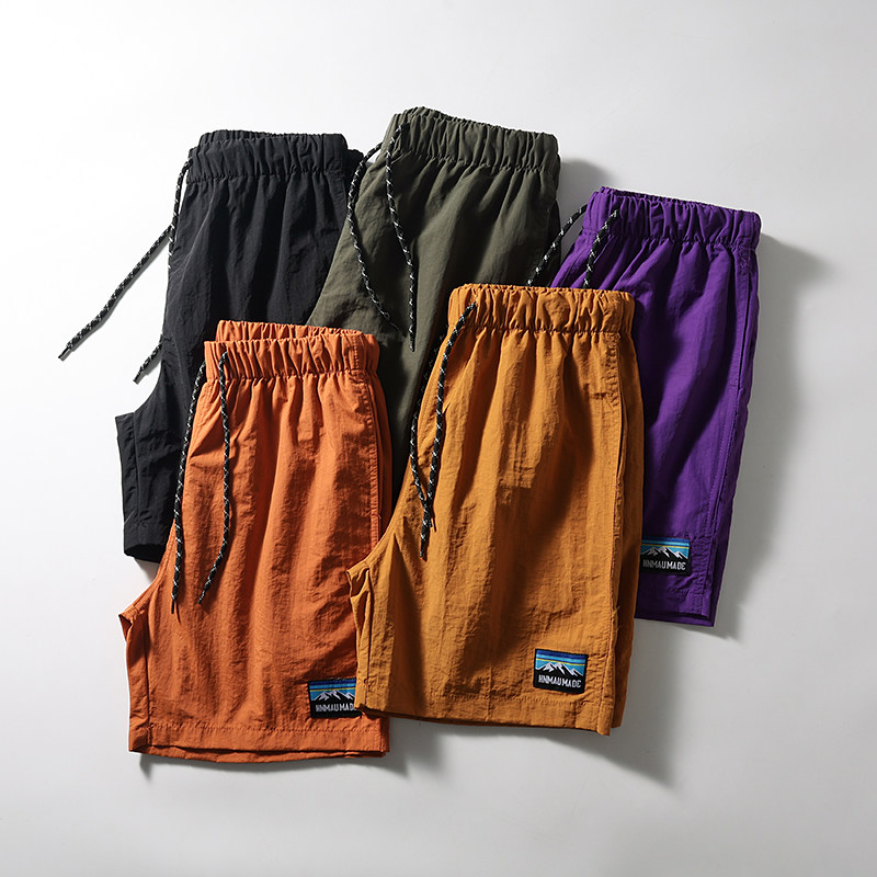 冷感科技面料！防水透气速干！男士时尚松紧腰运动休闲五分裤短裤,男装,休闲裤,淘宝优惠券,粉丝福利购,淘宝优惠卷