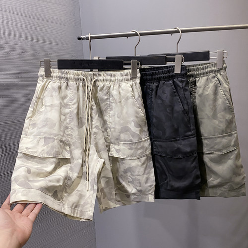 夏季男士宽松休闲五分裤工装短裤