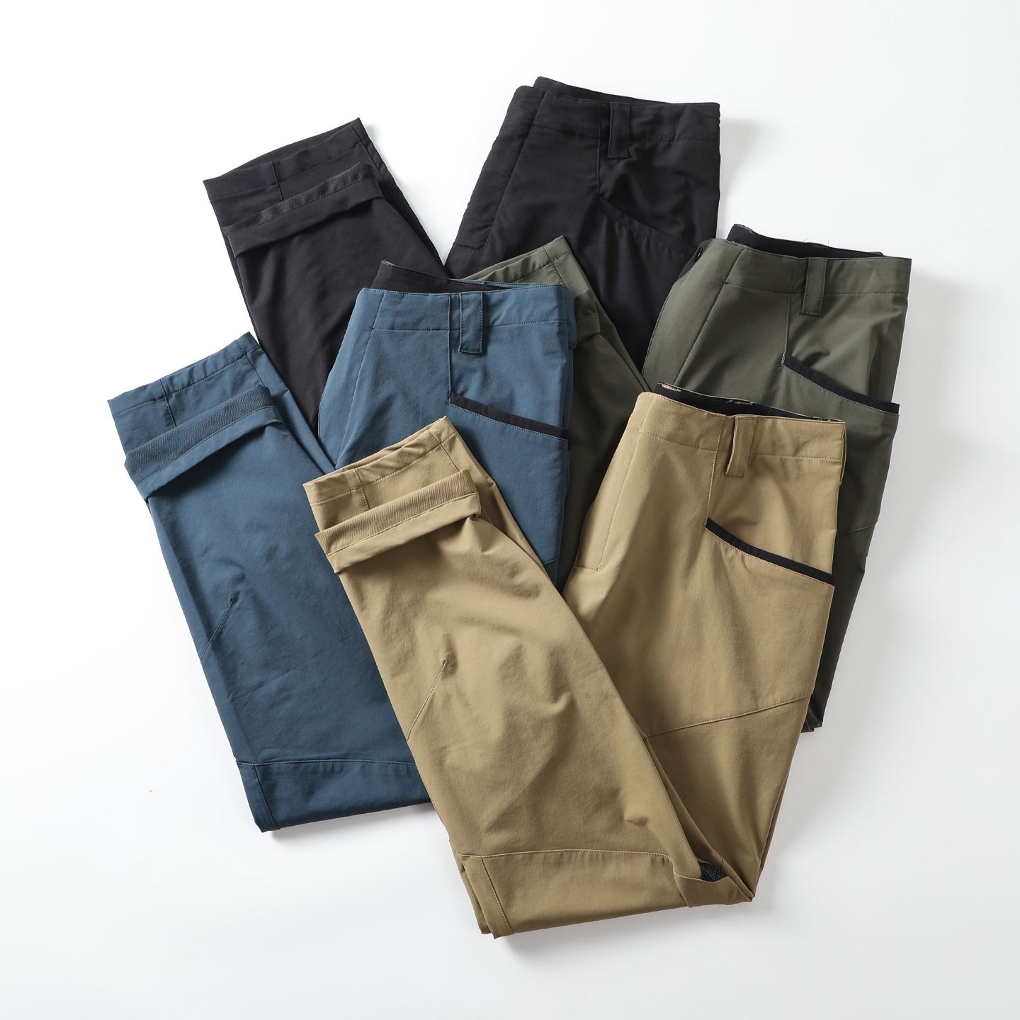 速干透气四面弹机能运动休闲裤男