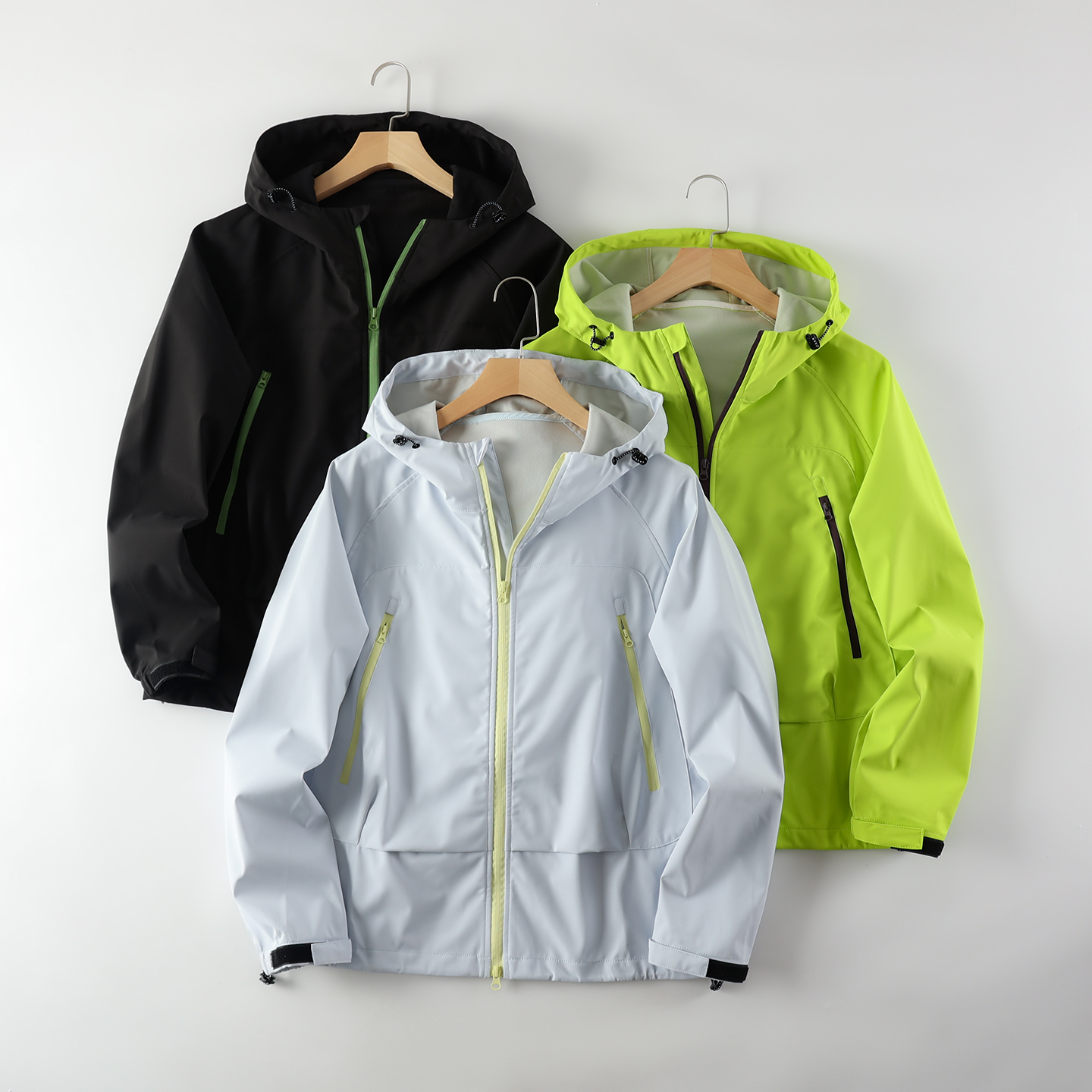 山系户外防泼水连帽廓形夹克