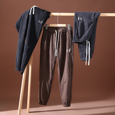 保暖灯芯绒加绒加厚束脚休闲裤潮