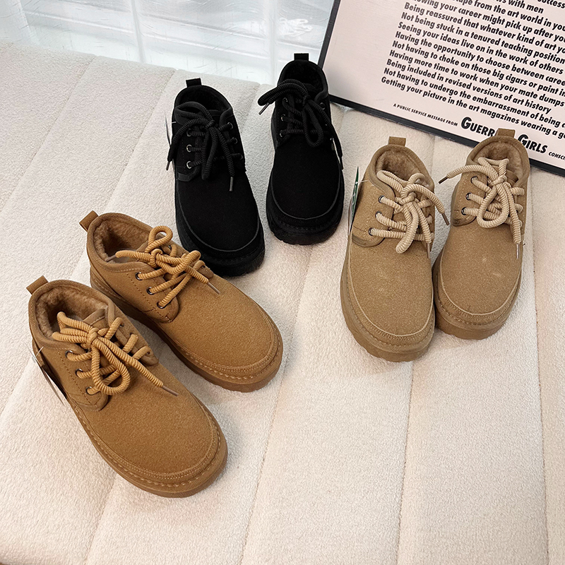 耐磨橡胶底防滑保暖雪地靴休闲鞋