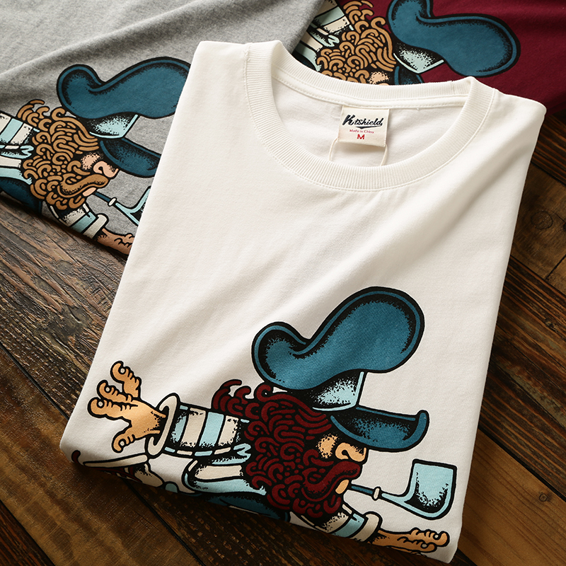 精梳磨毛水洗！软糯亲肤短袖T恤