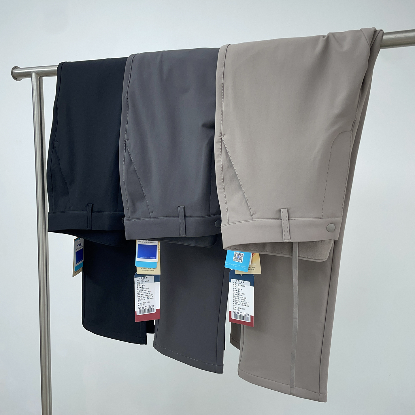 耐磨抗皱厚实保暖直筒商务休闲裤