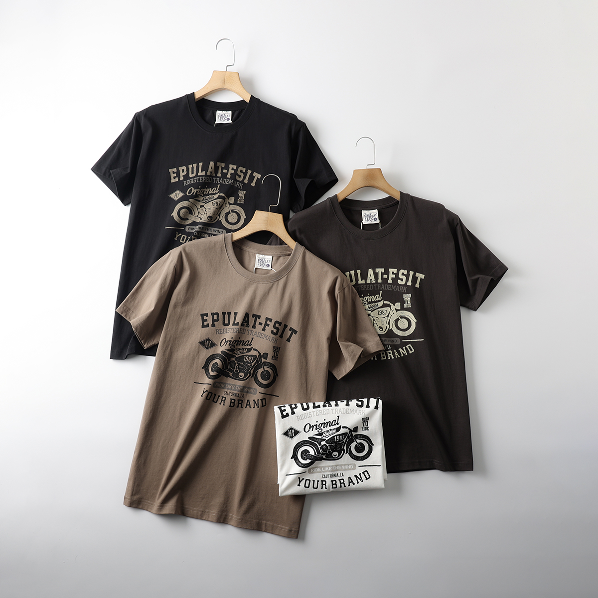 舒适全棉亲肤透气印花短袖T恤衫