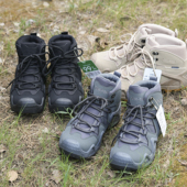 系带休闲百搭工装 战术高帮靴 男时尚 秋季 靴户外登山靴 防滑耐磨