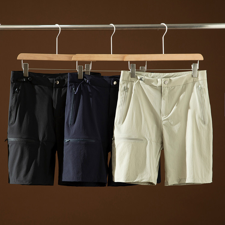 城市户外！轻量速干！夏季男士纯色百搭直筒防晒透气休闲五分短裤,男装,休闲裤,淘宝优惠券,粉丝福利购,淘宝优惠卷