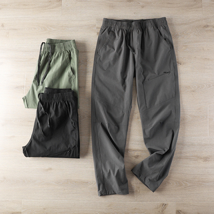 轻量化 弹力速干透气直筒休闲裤 立体剪裁 男士 秋季 户外机能风