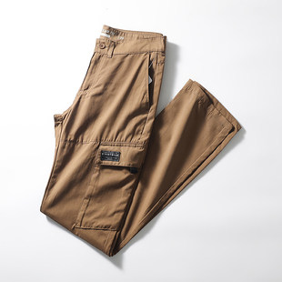 多口袋设计 裤 夏季 男士 出口美单 亲肤透气直筒休闲裤 复古工装