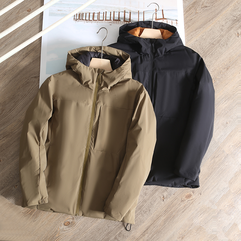 轻量化C棉户外防风连帽保暖棉服