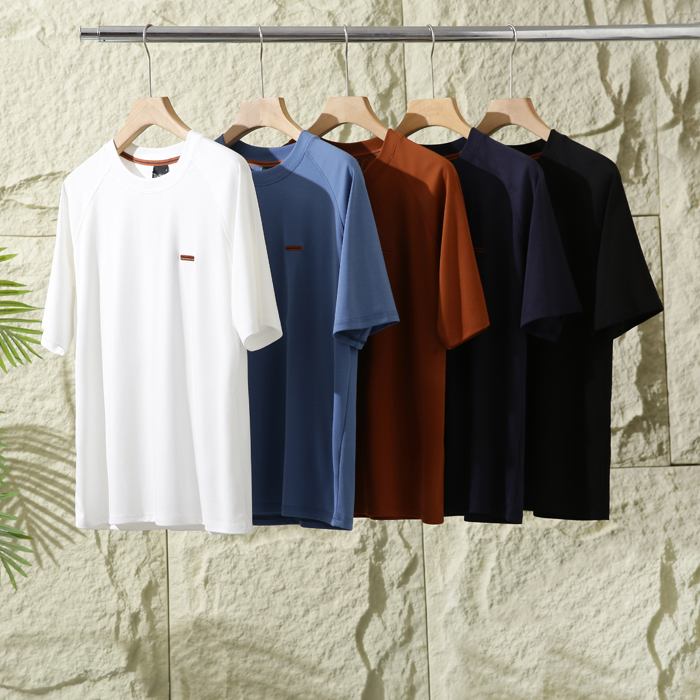 冷感吸湿液氨丝光匹马棉短袖T恤