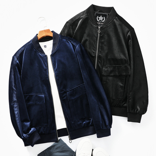 设计师款!重磅丝光条绒!抗皱有型!秋季男复古灯芯绒棒球领夹克