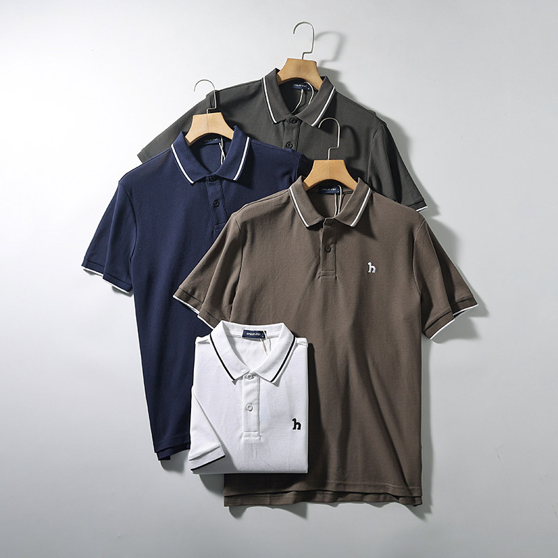 科技凉感纤维！细腻珠地棉！夏季新款男士刺绣翻领短袖POLO衫T恤,男装,T恤,淘宝优惠券,粉丝福利购,淘宝优惠卷