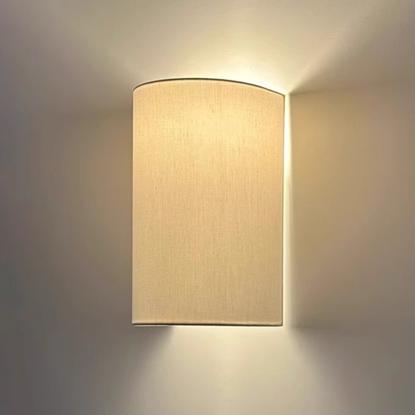 设计师壁灯床头日式简约创意美式布艺客厅沙发卧室北欧法式镜前灯