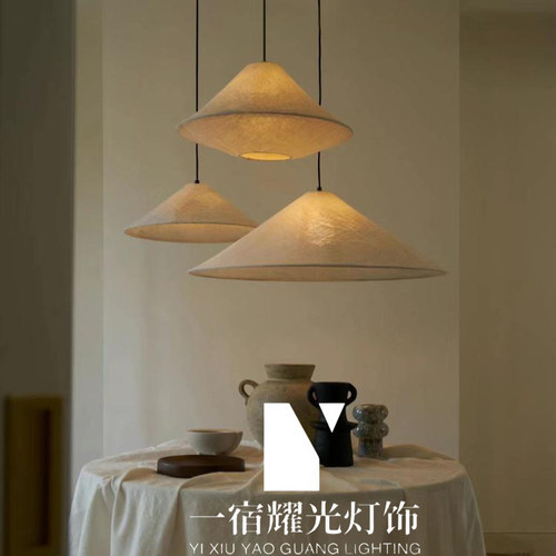 日式风侘寂风餐厅吊灯