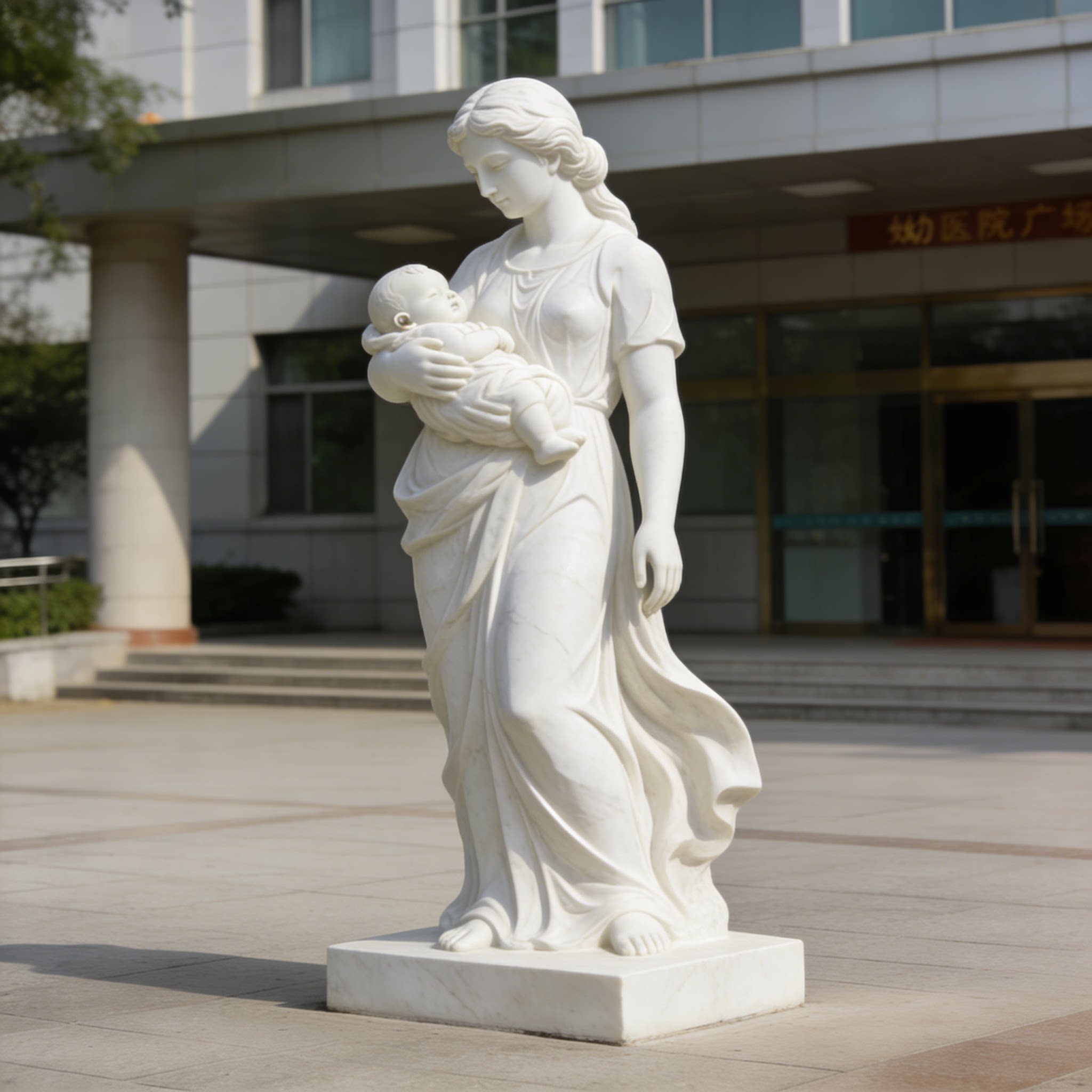 定制医院广场半身胸像全身像雕塑大型石雕人物雕像名人伟人肖像