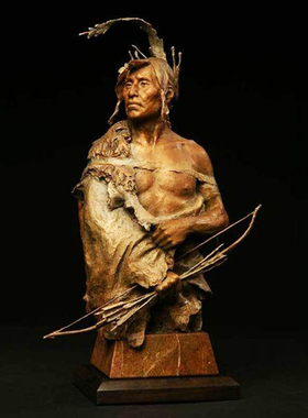 铸铜人物雕塑园林景观摆件