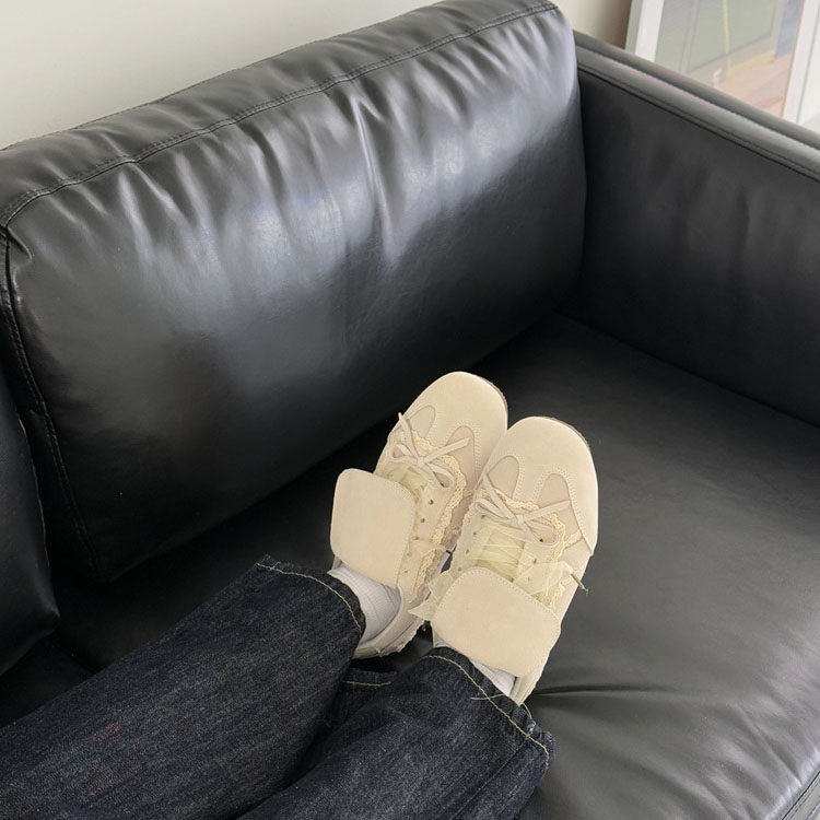 苏木槿复古小众个性翻鞋舌平底真皮蝴蝶结浪漫德训鞋女休闲鞋2026