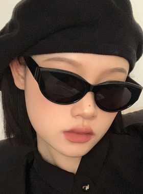 猫眼墨镜女款复古2023新款高级感欧美搞怪辣妹美式小脸太阳眼镜女