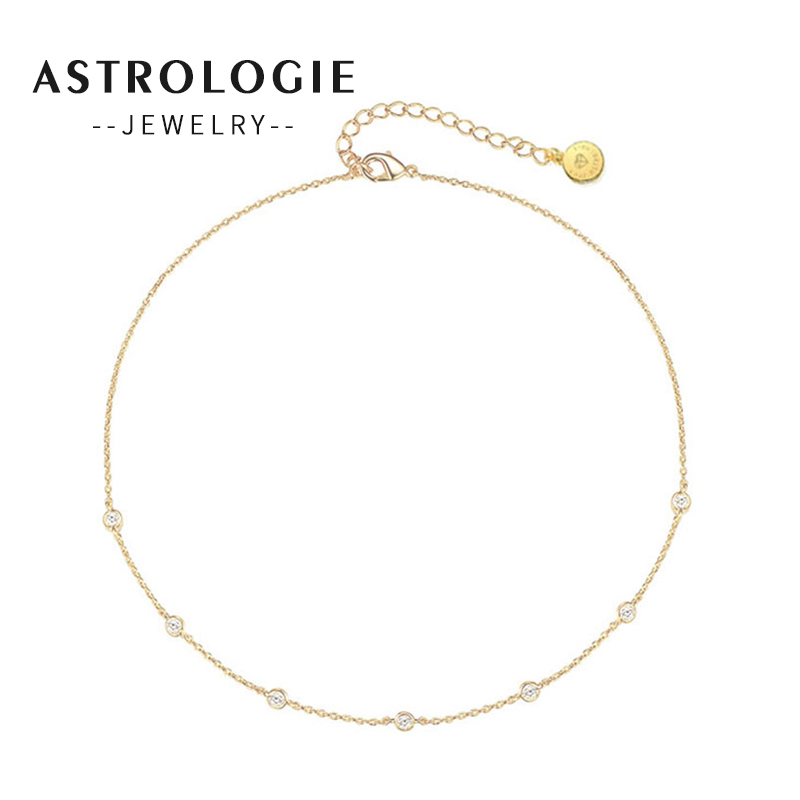 梵星学纯银细链女项链