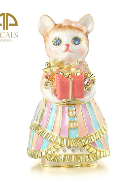 日本Picals戒指盒糖果少女求婚对戒盒子婚礼用首饰盒送女朋友礼物