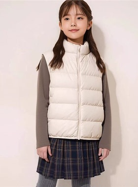 童装男女童PUFFTECH空气棉服25冬季可机洗背心马甲排骨棉服478124