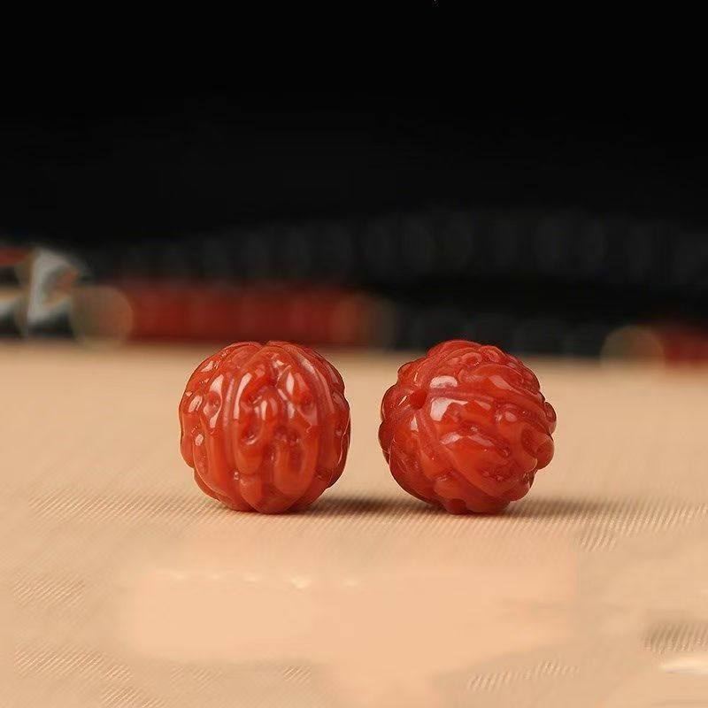 南红金刚圆珠玛瑙顶珠配饰手串diy手工配件单珠精工雕刻满色肉,饰品/流行首饰/时尚饰品新,DIY配件,淘宝优惠券,粉丝福利购,淘宝优惠卷