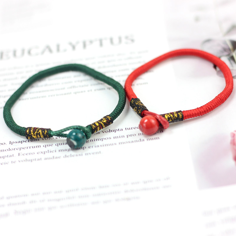 Jingdezhen originality Ethnic style literature Sen family ceramics Bracelet Retro lovers student weave ceramics Hand stringin the Accessories/Fashion Jewelry, Bracelets  category - from Buy2taobao.com to provide professional Taobao agent buy service