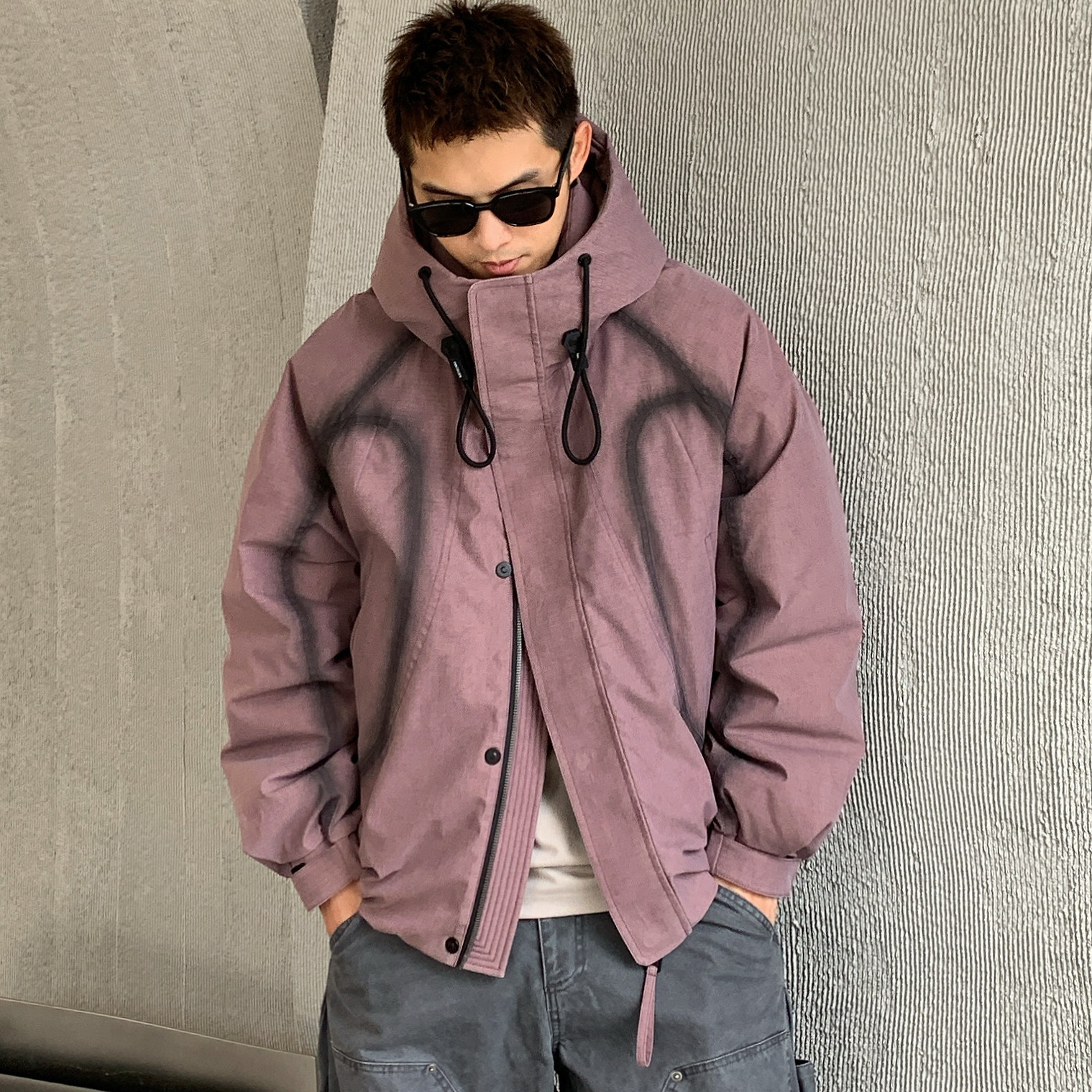 冬季加厚羽绒服男款保暖短款夹克