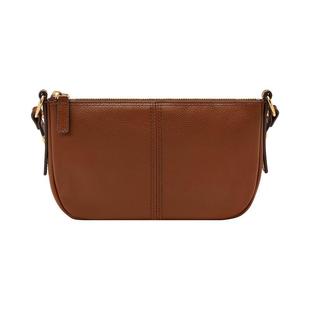 代购Fossil化石女士单肩包拉链闭合内置拉链袋外置滑袋轻便设计