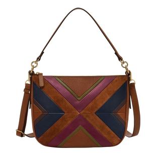 代购Fossil化石女士单肩包拉链主袋内部口袋可调节肩带磁吸后袋