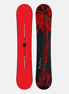海外代购Burton Blossom Camber 单板滑雪板大红色亮色男女全能