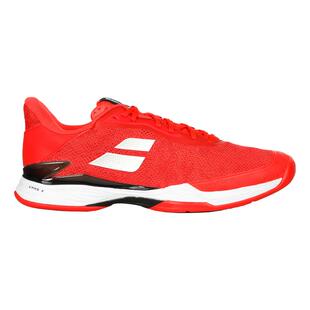 海外代购BABOLAT/百保力男士网球鞋抓地力舒适网眼鞋面红色