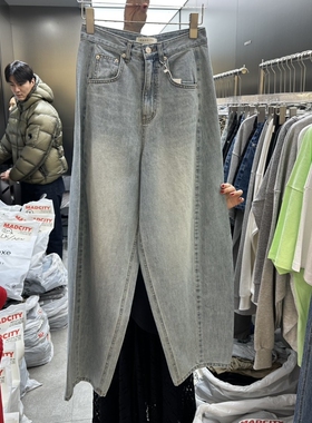 MADCITY/SAGAFURS韩国代购㊣女装新款热卖推荐25秋冬牛仔裤