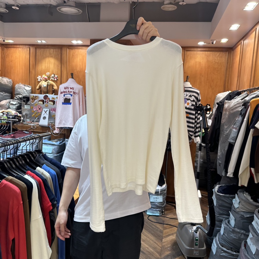 GARMENT东大门㊣直邮女装新款真品人气推荐长袖T恤天丝羊毛