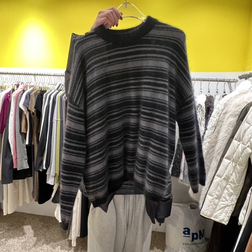 Le masterpiece东大门㊣代购女士新款真品25秋冬针织衫浣熊宽松