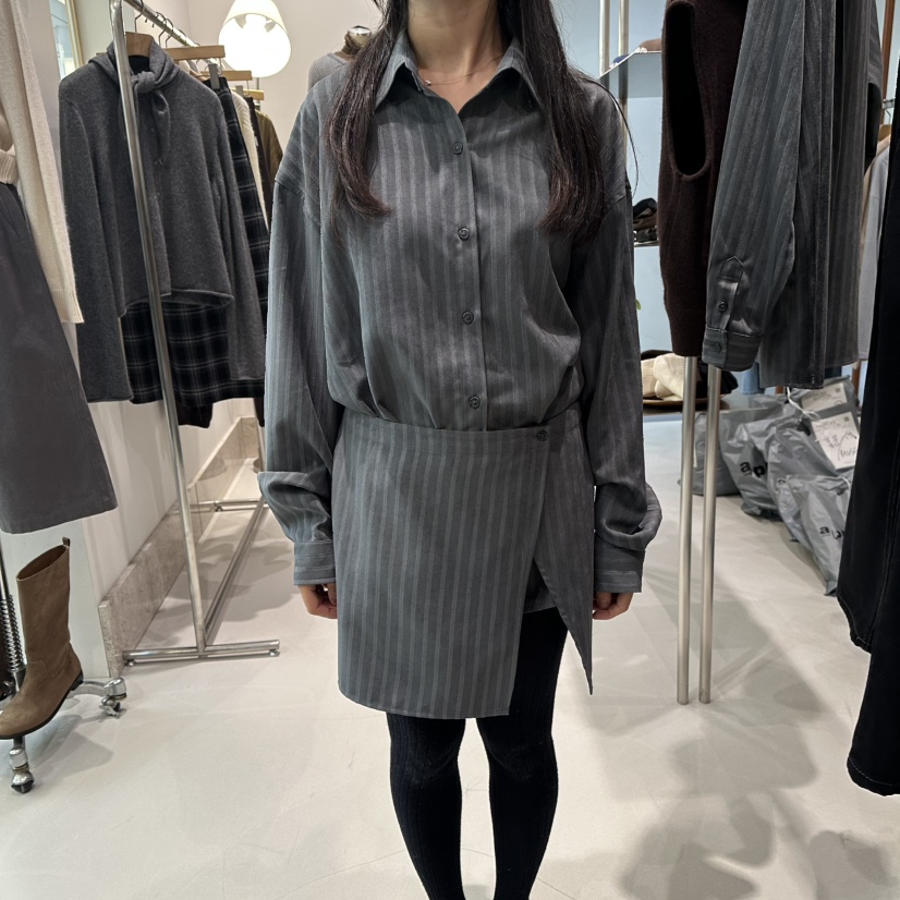 ANDMORE BUTTON东大门㊣直邮女士新款推荐真品25秋冬套装绒面革