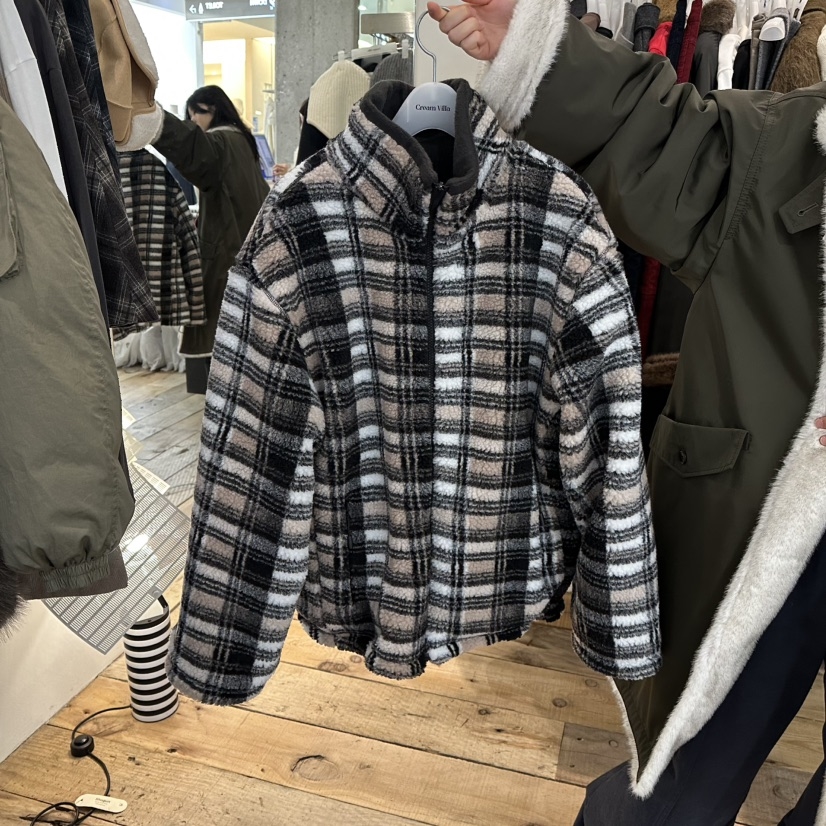 CREAMVILLA东大门㊣代购女士新款人气25秋冬休闲热卖时尚夹克