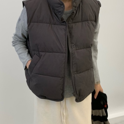 COBALT BLUE韩国直邮㊣女装新款休闲真品推荐25秋冬马甲奶油色