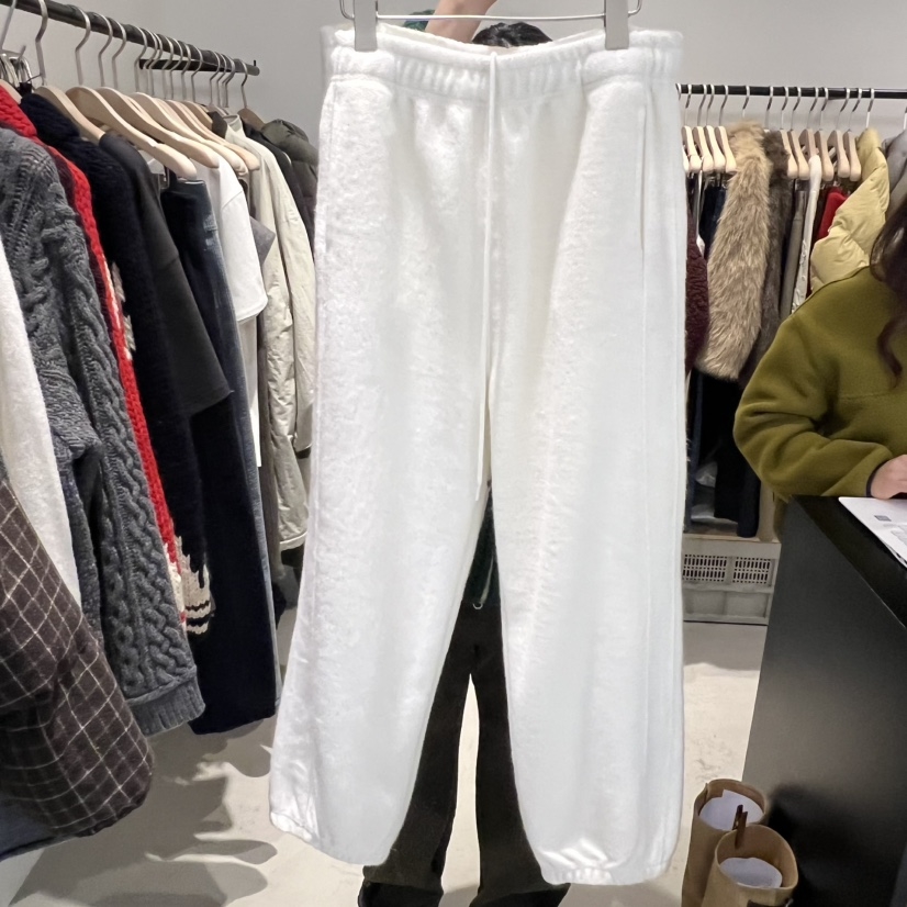 PLATE韩国代购㊣女装新品25秋冬热卖时尚人气推荐休闲裤羊毛