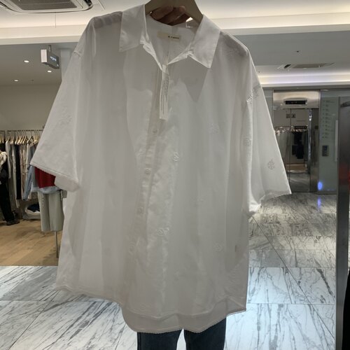 SELF SERVICE㊣韩国直邮实拍女士新款26春夏时尚休闲衬衫刺绣