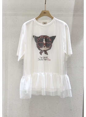 FIZZ㊣东大门实拍女士新款休闲热卖真品人气26春夏推荐时尚T恤