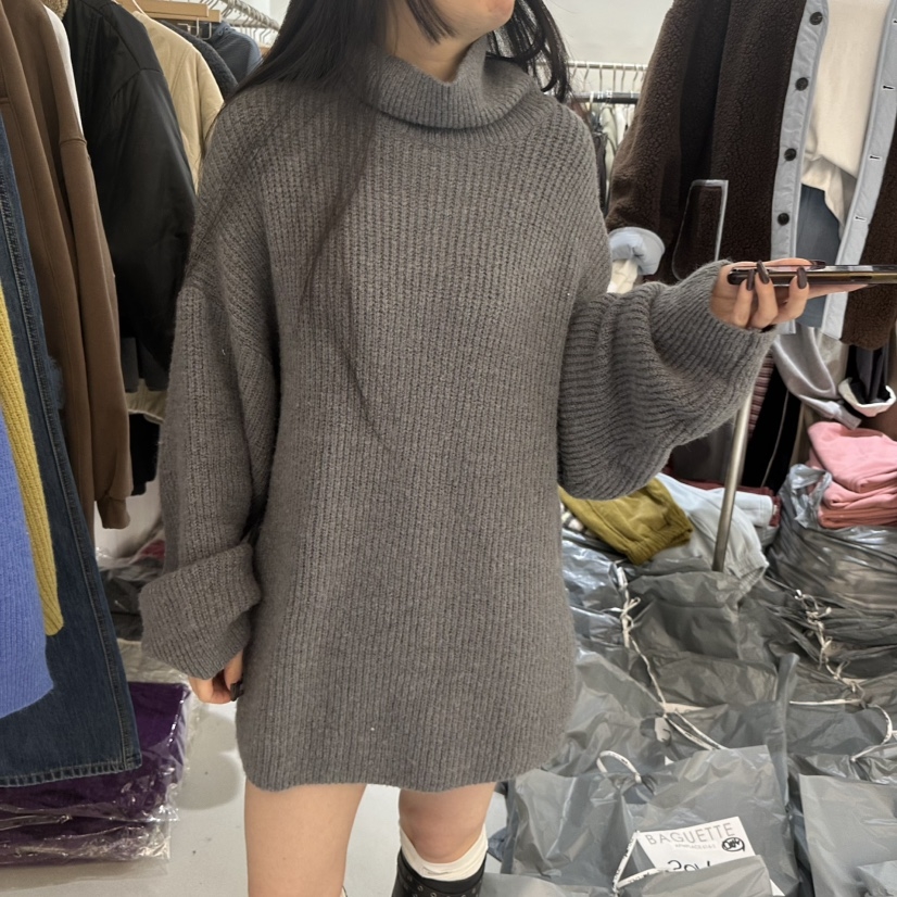 BAGUETTE-P东大门㊣代购女装新款25秋冬真品热卖休闲连衣裙