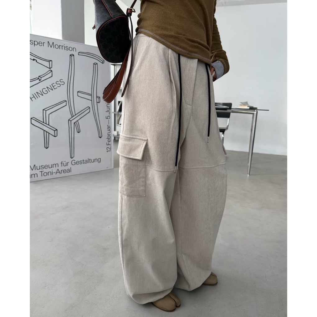 BLACK FRIDAY韩国直邮㊣女装新款推荐时尚热卖休闲休闲裤口袋